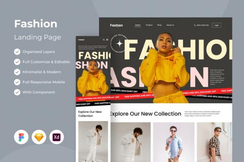 Fashan - Fashion Landing Page V2