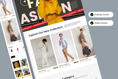 Fashan - Fashion Landing Page V2