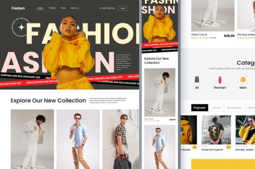 Fashan - Fashion Landing Page V2