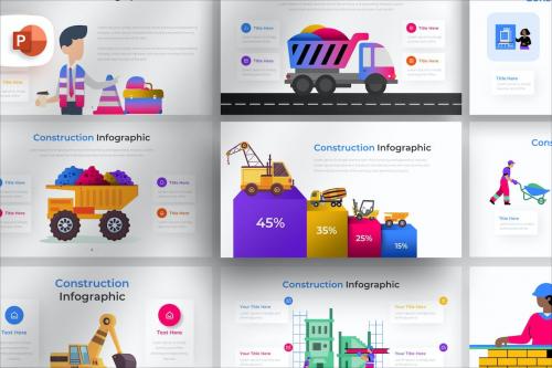 Construction PowerPoint Infographic Template