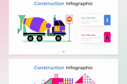 Construction PowerPoint Infographic Template