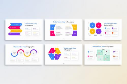 Stakeholder Map PowerPoint Infographic Template