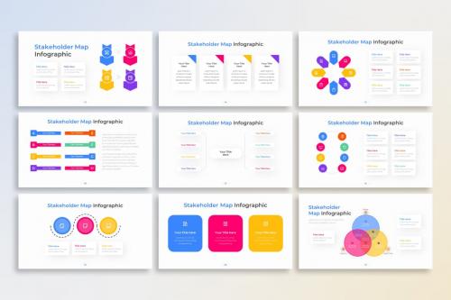 Stakeholder Map PowerPoint Infographic Template