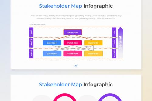 Stakeholder Map PowerPoint Infographic Template