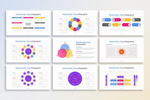 Stakeholder Map PowerPoint Infographic Template