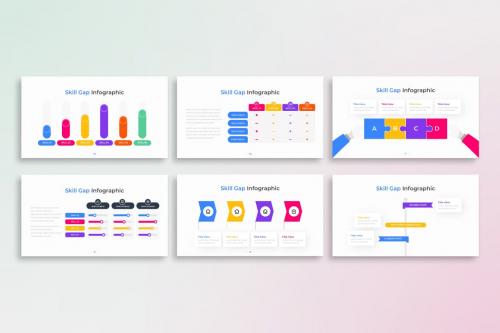 Skill Gap PowerPoint Infographic Template