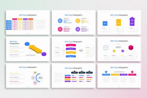 Skill Gap PowerPoint Infographic Template