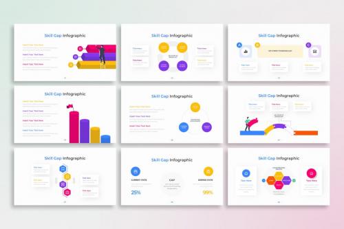 Skill Gap PowerPoint Infographic Template