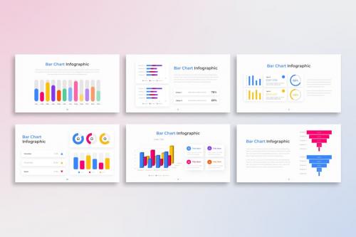 Bar Chart PowerPoint Infographic Template