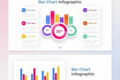 Bar Chart PowerPoint Infographic Template