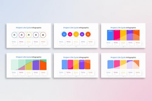 Project Life Cycle PowerPoint Infographic Template