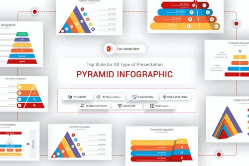 Pyramid Infographic PowerPoint Template