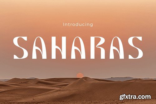 Saharas - Modern Retro Sans Serif Z884YJ8