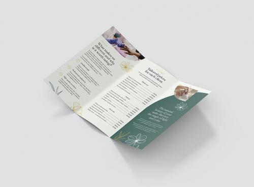 Nail Salon Brochure Tri-Fold Template