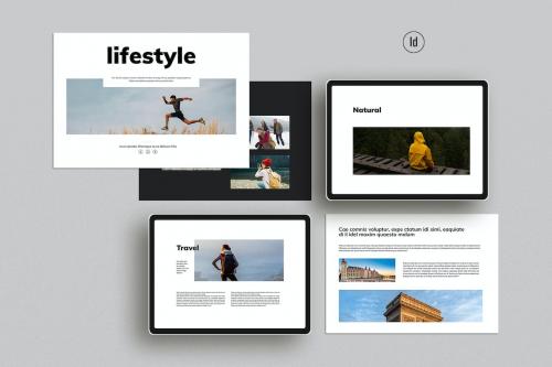 Lifestyle Magazine Landscape Template