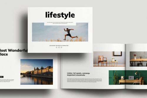 Lifestyle Magazine Landscape Template