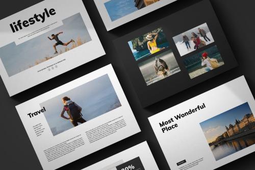 Lifestyle Magazine Landscape Template