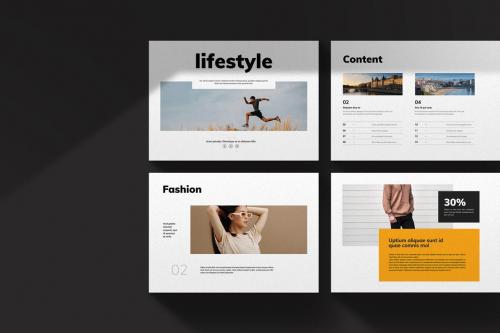 Lifestyle Magazine Landscape Template