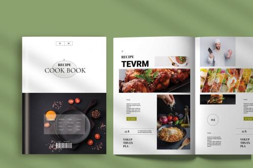 Cook Book Magazine Template