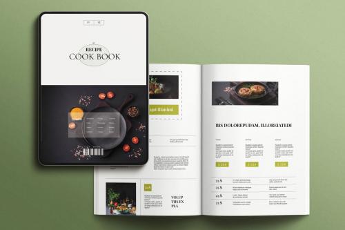 Cook Book Magazine Template