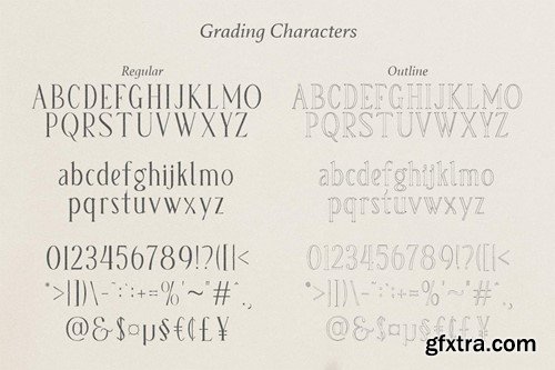 Grading - Modern Elegant Serif DRTLG2P