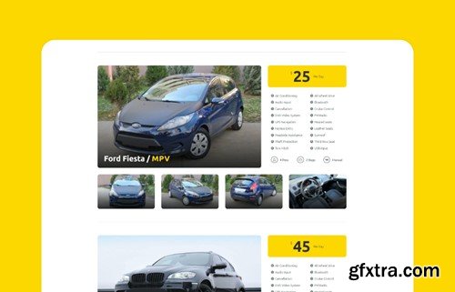 Rentacar - Car Rental / Listing WordPress Theme 64KNXBF