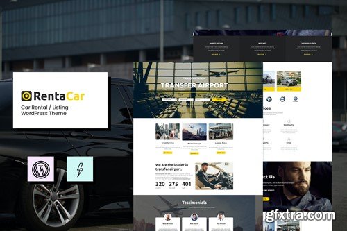 Rentacar - Car Rental / Listing WordPress Theme 64KNXBF