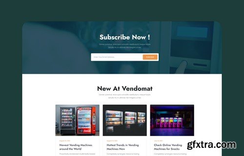 Vendomat - Vending Machines WooCommerce Theme 6SMRSFY