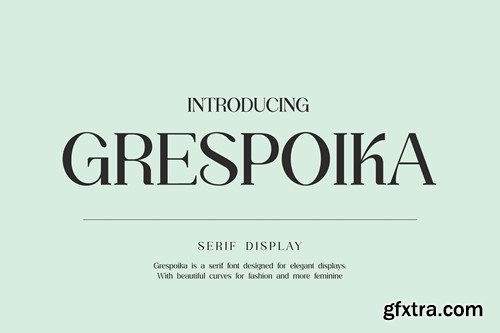 Grespoika Serif Display Font NHKZUCT