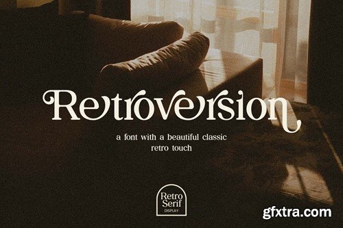 Retroversion Classic Retro Serif Font GJZP4VS