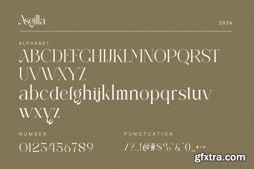 Asgille Elegant Ligature Serif Font Typeface 4GQAYH9