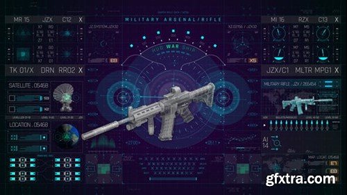 Videohive HUD PRO Military Rifle 50221260