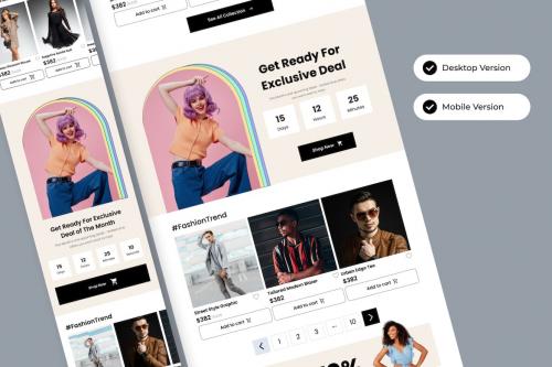 Fashan - Fashion Landing Page