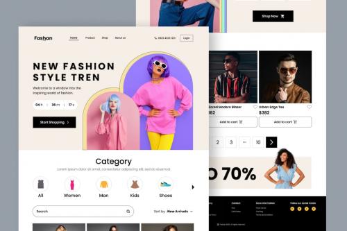 Fashan - Fashion Landing Page