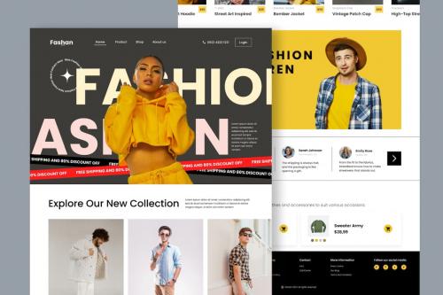 Fashan - Fashion Landing Page V2