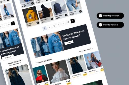 Trend - Fashion Landing Page