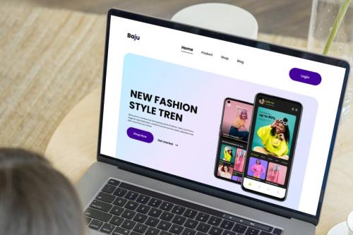 Baju - Fashion Landing Page