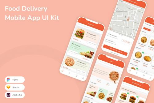 Food Delivery Mobile App UI Kit