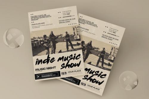 Indie Music Show Flyer