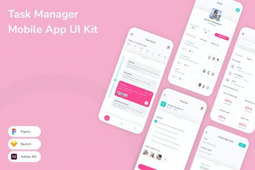 Task Manager Mobile App UI Kit