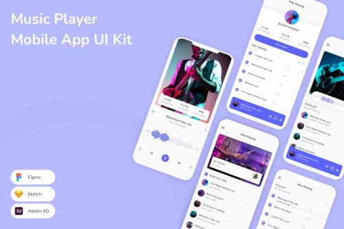 Music Player Mobile App UI Kit