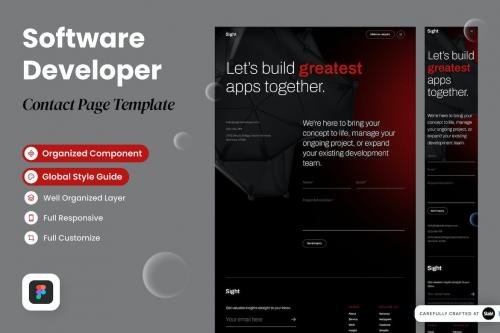 Sight - Software Developer Contact Page