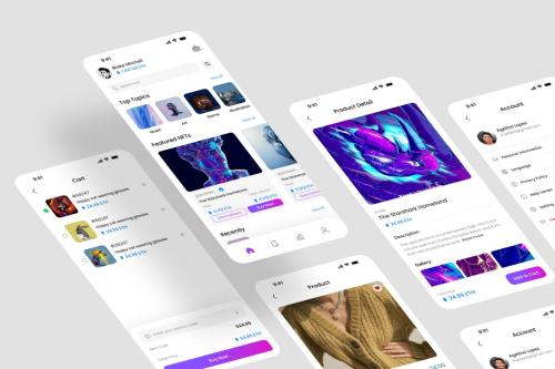 Big NFT- NFT Marketplace Store App UI Kit