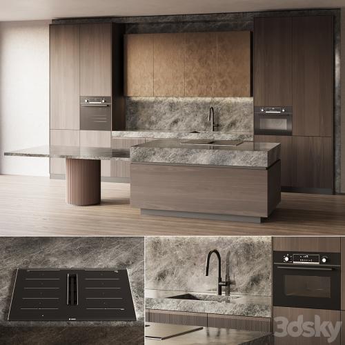 Modern style kitchen with island Kitchen 05