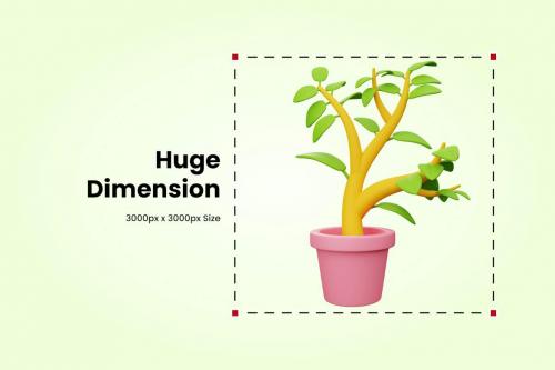 3D Garden Illustration