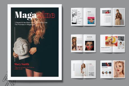 Fashion Magazine Design Template