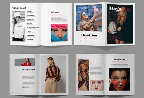 Fashion Magazine Design Template