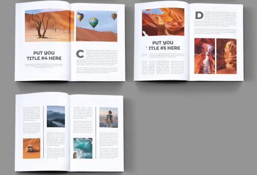 Creative Magazine Template Layout