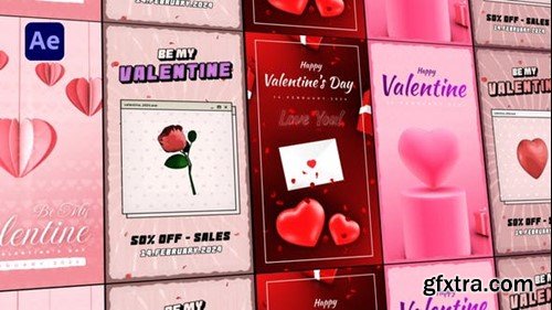 Videohive Valentines Day Stories Pack 50243167