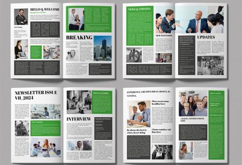 Corporate Business Newsletter Design